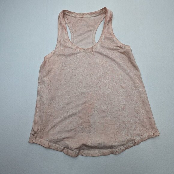 Lululemon Tank Top Summit Wash Smoky Topaz  Color Tan Pink - Picture 1 of 5